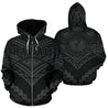 Hawaii Polynesian Tribal Hoodie - New Warrior Style Gray Color - AH J1-ALL OVER PRINT HOODIES (P)-Phaethon-Hoodie-S-Vibe Cosy™