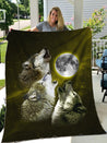 Wolf Soft and Warm Blanket