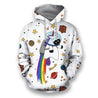3D all over print unicornio astronaut-Apparel-HbArts-Hoodie-S-Vibe Cosy™