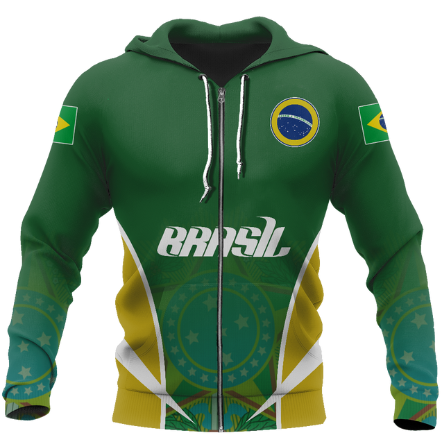 Brasil Active Hoodie-Apparel-Phaethon-Zipped Hoodie-S-Vibe Cosy™