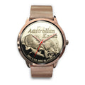Australia koala rose gold watch NN8-ROSE GOLD WATCHES-HP Arts-Mens 40mm-Rose Gold Metal Mesh-Vibe Cosy™