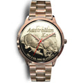 Australia koala rose gold watch NN8-ROSE GOLD WATCHES-HP Arts-Mens 40mm-Rose Gold Metal Link-Vibe Cosy™