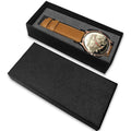 Australia koala rose gold watch NN8-ROSE GOLD WATCHES-HP Arts-Mens 40mm-Brown Leather-Vibe Cosy™