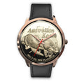 Australia koala rose gold watch NN8-ROSE GOLD WATCHES-HP Arts-Mens 40mm-Black Leather-Vibe Cosy™