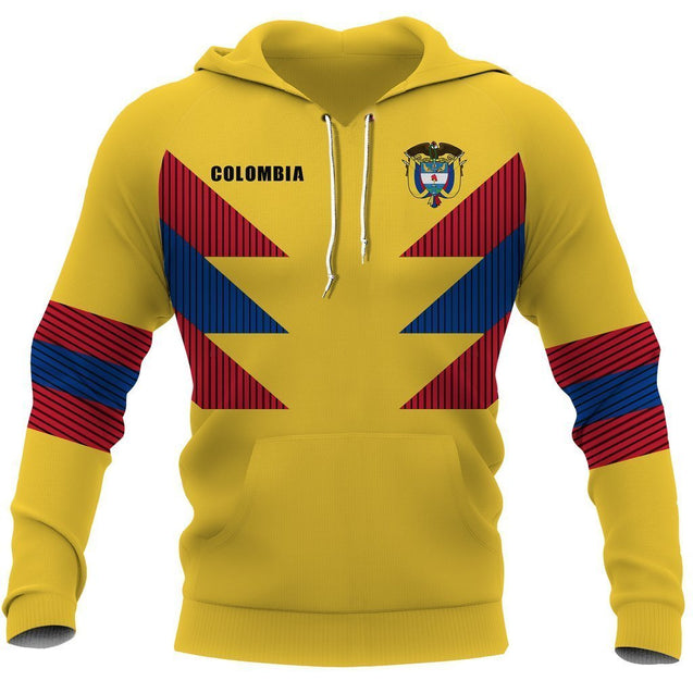 Colombia Hoodie Football-Apparel-Phaethon-Hoodie-S-Vibe Cosy™