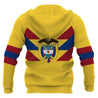 Colombia Hoodie Football-Apparel-Phaethon-Zip- Up Hoodie-S-Vibe Cosy™