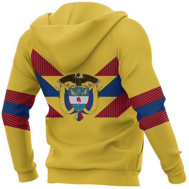 Colombia Hoodie Football-Apparel-Phaethon-Hoodie-S-Vibe Cosy™