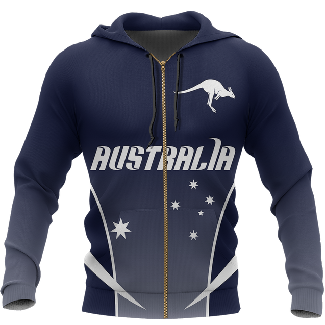 Australia Active Special Hoodie NNK 1438-Apparel-NNK-Zip-Up Hoodie-S-Vibe Cosy™