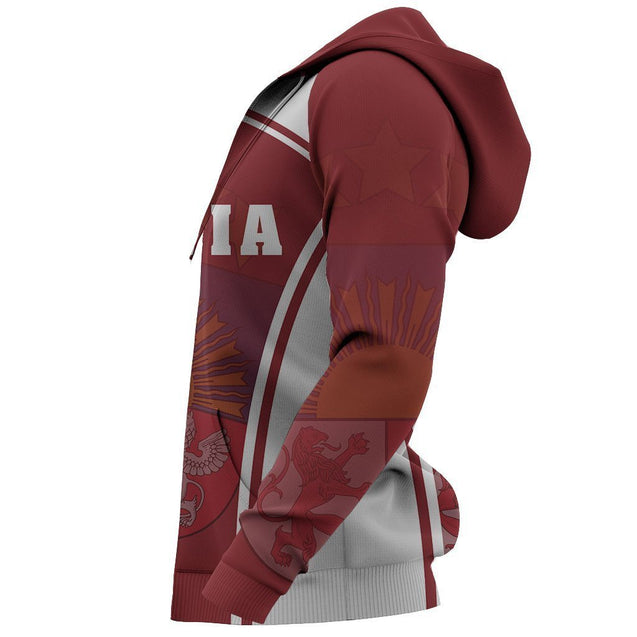 Latvia Hoodie - Sport Style-Apparel-Phaethon-Hoodie-S-Vibe Cosy™