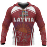 Latvia Hoodie - Sport Style-Apparel-Phaethon-Zip- Up Hoodie-S-Vibe Cosy™