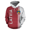 Latvia All Over Hoodie - Straight Version-Apparel-Phaethon-Hoodie-S-Vibe Cosy™