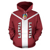 Latvia is My Homeland Pullover Hoodie-Apparel-Phaethon-Hoodie-S-Vibe Cosy™