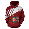 Latvia Hoodie Coat Of Arms-Apparel-Phaethon-Hoodie-S-Vibe Cosy™