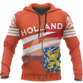 Netherlands Flag Map Hoodie-Apparel-Phaethon-Zip- Up Hoodie-S-Vibe Cosy™
