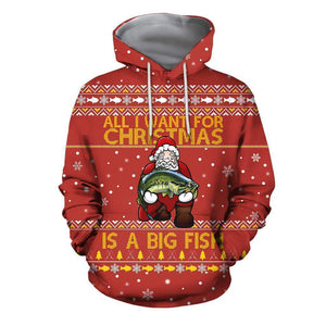 All I Want For Christmas is a Bass Fish HC10101JJ - Amaze Style™-Apparel