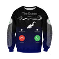 SCUBA DIVING THE OCEAN IS CALLING 3D ALL OVER PRINTED SHIRTS MP833-Apparel-MP-sweatshirt-S-Vibe Cosy™