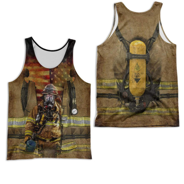 FIREFIGHTER 3D ALL OVER PRINTED HOODIE MP845-Apparel-MP-Tanktop-S-Vibe Cosy™