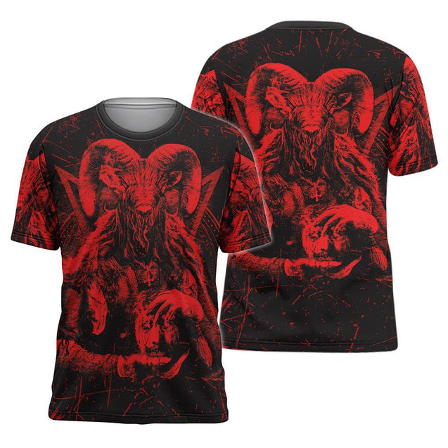 SATANIC TRIBAL 3D ALL OVER PRINTED HOODIE MP858-Apparel-MP-Hoodie-S-Vibe Cosy™