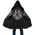 Satanic 5 Letters Hooded Coat MP855-Apparel-MP-Coat-S-Vibe Cosy™