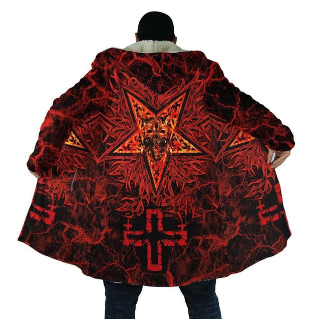 Satabuc Tribal Hooded Coat MP858-Apparel-MP-Coat-S-Vibe Cosy™