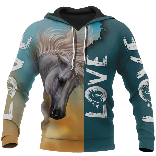 3D Arabian White Horse Shirt - Winter Set for Men and Women JJ16112-Apparel-NNK-Hoodie-S-Vibe Cosy™