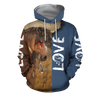 3D Akhal Teke Horse Shirt - Winter Set for Men and Women JJ1613-Apparel-NNK-Hoodie-S-Vibe Cosy™