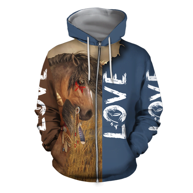 3D Akhal Teke Horse Shirt - Winter Set for Men and Women JJ1613-Apparel-NNK-Hoodie-S-Vibe Cosy™