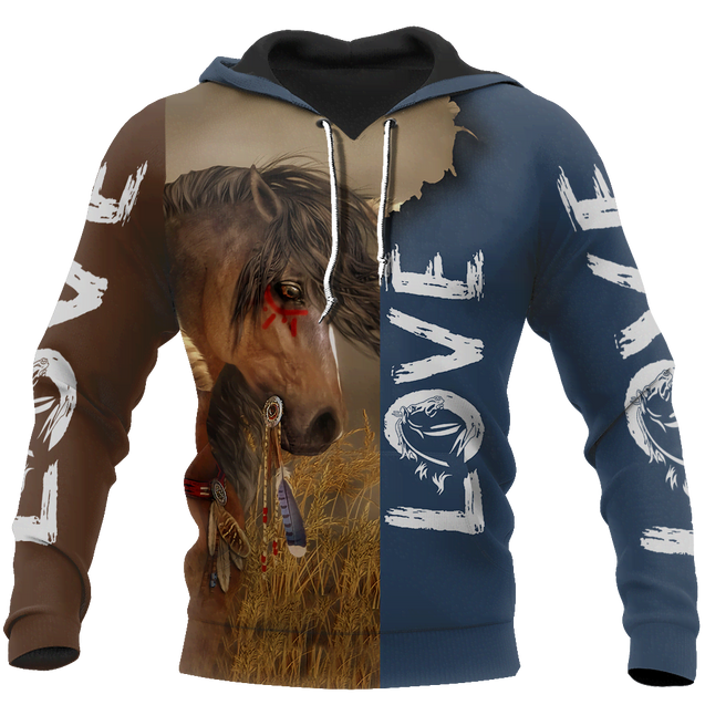 3D Akhal Teke Horse Shirt - Winter Set for Men and Women JJ1613-Apparel-NNK-Hoodie-S-Vibe Cosy™