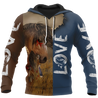 3D Akhal Teke Horse Shirt - Winter Set for Men and Women JJ1613-Apparel-NNK-Hoodie-S-Vibe Cosy™