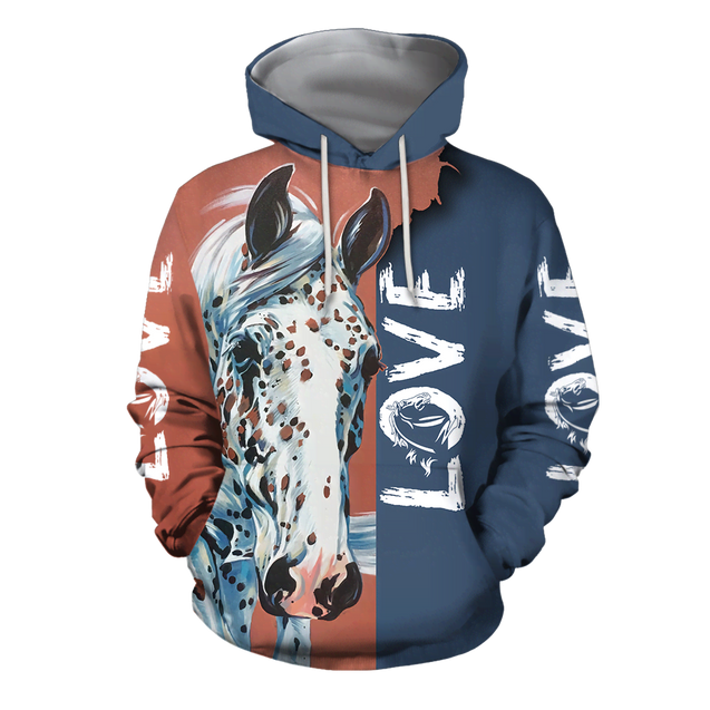 3D Appaloosa Horse Shirt - Winter Set for Men and Women JJ1614-Apparel-NNK-Hoodie-S-Vibe Cosy™