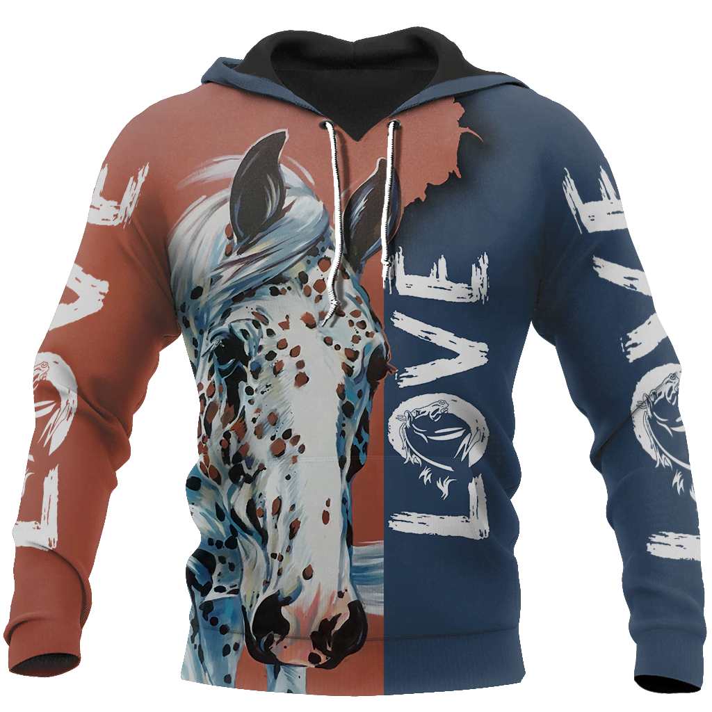 Appaloosa Horse 3D All Over Printed Shirt for Men and Women JJ1614-Apparel-MP-Hoodie-S-Vibe Cosy™