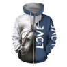 3D Beautiful White Horse Shirt - Winter Set for Men and Women JJ16115-Apparel-NNK-Hoodie-S-Vibe Cosy™