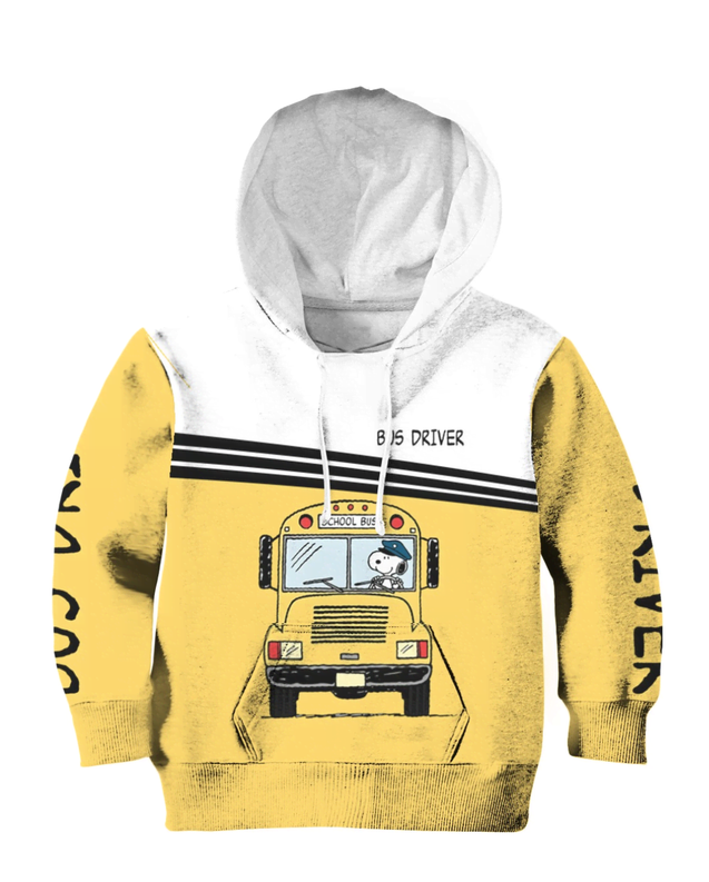 Bus Driver 3D Hoodie MP844-Apparel-MP-Kids Hoodie-S-Vibe Cosy™