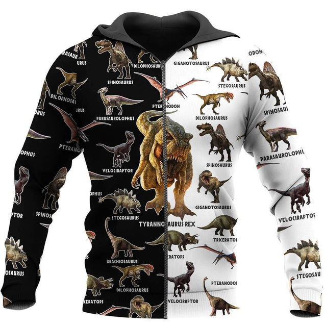 DINOSAUR 3D ALL OVER PRINTED SHIRTS MP895-Apparel-MP-Hoodie-S-Vibe Cosy™