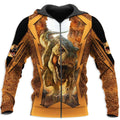 TYRANNOSAURUS 3D ALL OVER PRINTED SHIRTS MP900-Apparel-MP-zip-up hoodie-S-Vibe Cosy™