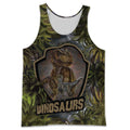DINOSAURS 3D ALL OVER PRINTED SHIRTS MP902-Apparel-MP-Tanktop-S-Vibe Cosy™
