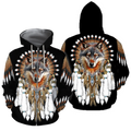 Native Wolf Dreamcatcher 3D Hoodie MP874-Apparel-MP-zip-up hoodie-S-Vibe Cosy™