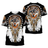 Native Wolf Dreamcatcher 3D Hoodie MP874-Apparel-MP-T shirt-S-Vibe Cosy™