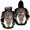 Native Wolf Dreamcatcher 3D Hoodie MP874-Apparel-MP-Hoodie-S-Vibe Cosy™