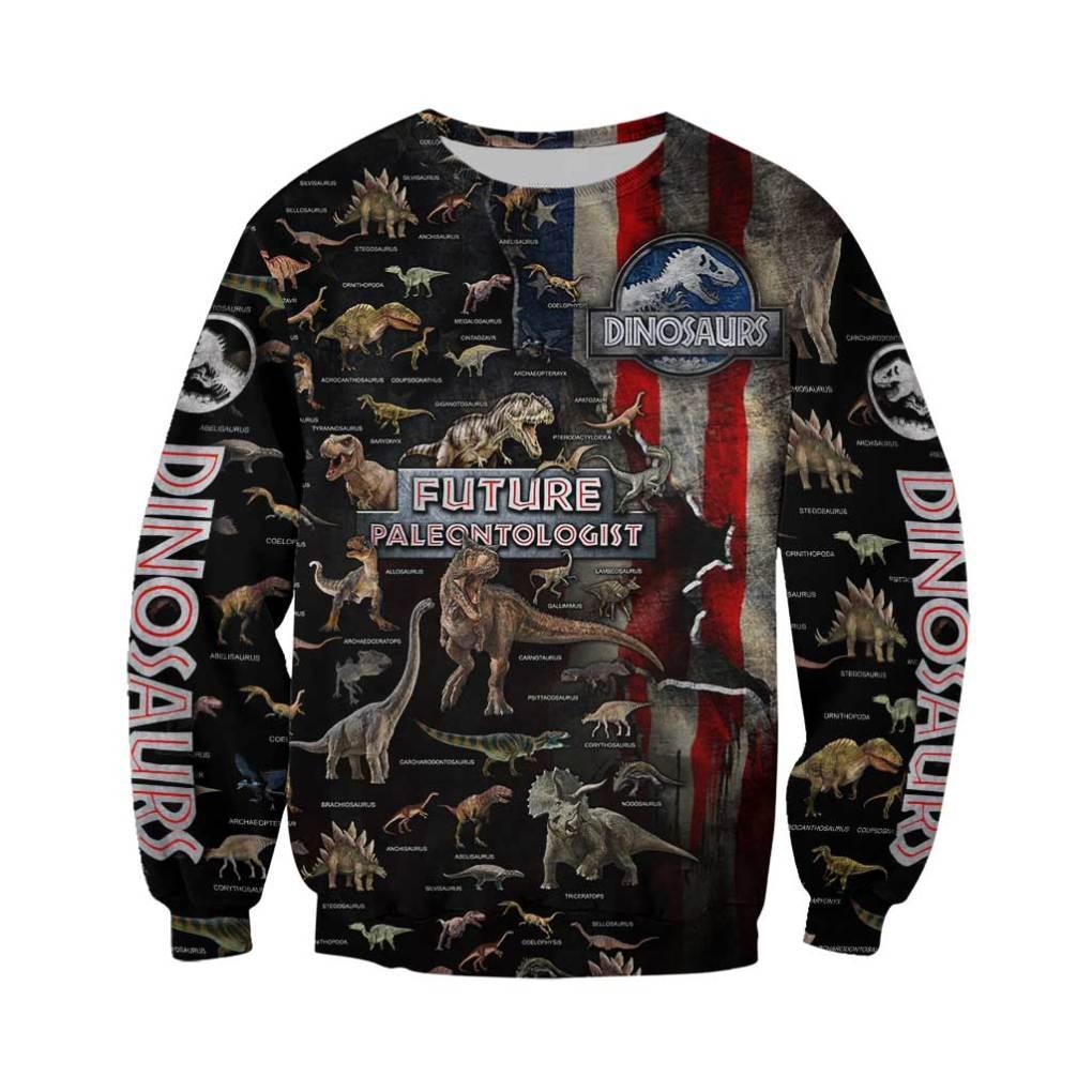DINOSAUR COLLECTION 3D ALL OVER PRINTED SHIRTS MP908-Apparel-MP-Hoodie-S-Vibe Cosy™