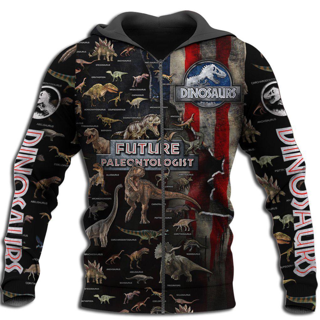 DINOSAUR COLLECTION 3D ALL OVER PRINTED SHIRTS MP908-Apparel-MP-Hoodie-S-Vibe Cosy™