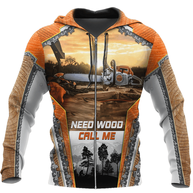 BEAUTIFUL CHAINSAW ART 3D ALL OVER PRINTED SHIRTS AZ281101-Apparel-MP-zip-up hoodie-S-Vibe Cosy™