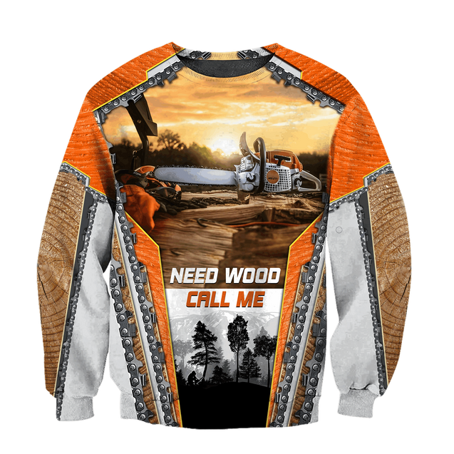 BEAUTIFUL CHAINSAW ART 3D ALL OVER PRINTED SHIRTS AZ281101-Apparel-MP-sweatshirt-S-Vibe Cosy™