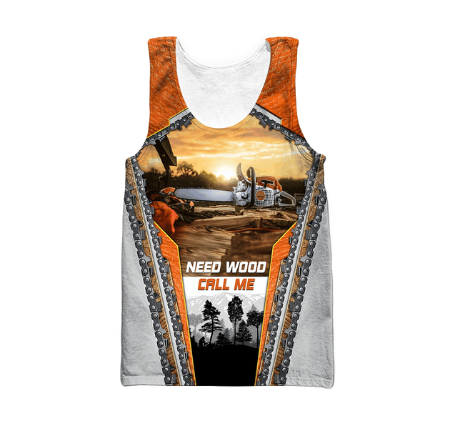 BEAUTIFUL CHAINSAW ART 3D ALL OVER PRINTED SHIRTS AZ281101-Apparel-MP-Tanktop-S-Vibe Cosy™