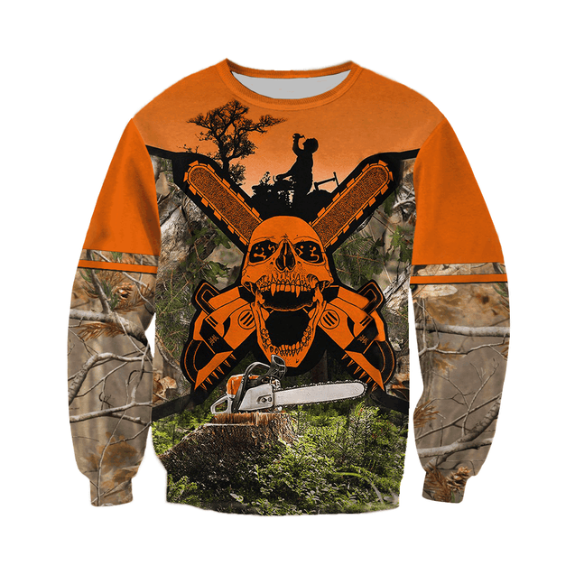 BEAUTIFUL CHAINSAW ART 3D ALL OVER PRINTED SHIRTS JJ28113-Apparel-MP-sweatshirt-S-Vibe Cosy™