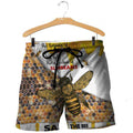 Save The Bee 3D All Over Printed Shirts For Men And Women MP940-Apparel-MP-Shorts-S-Vibe Cosy™