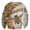 Bee The Queen 3D All Over Printed Shirts For Men And Women MP941-Apparel-MP-Sweatshirts-S-Vibe Cosy™