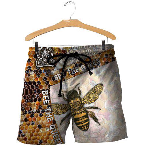 Bee The Queen 3D All Over Printed Shirts For Men And Women MP941-Apparel-MP-Shorts-S-Vibe Cosy™