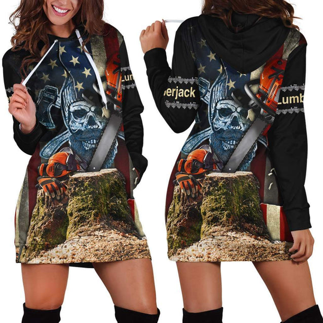 Beautiful Chainsaw Art 3D All Over Printed Shirts Pi281101-Apparel-MP-Hoodie Dress-S-Vibe Cosy™