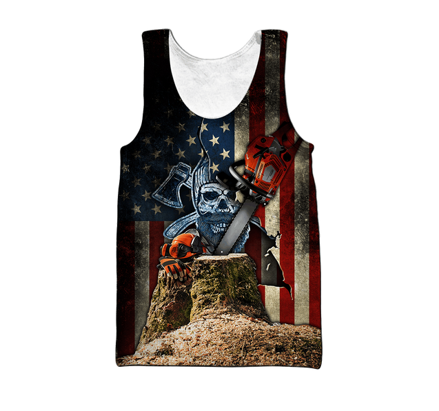 Beautiful Chainsaw Art 3D All Over Printed Shirts Pi281101-Apparel-MP-Tank Top-S-Vibe Cosy™